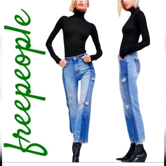 NEW FREE PEOPLE‎ JEANS - Picture 1 of 4